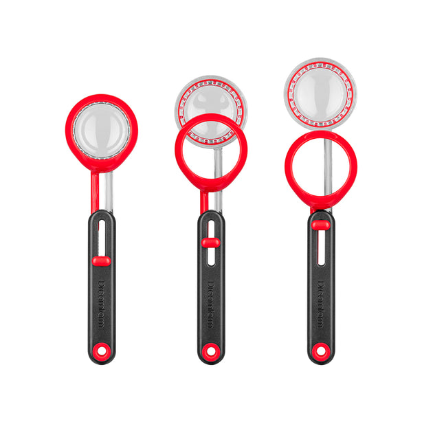 Dreamfarm Levoop - Adjustable Level Measuring Scoop (Red)