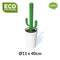 Qualy Cacbrush Toilet Brush (White/Green)
