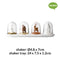 Qualy Animal Parade Seasoning Shaker Set