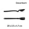 Dreamfarm Mini Supoon - Sit-Up Scraping Spoon (Black)