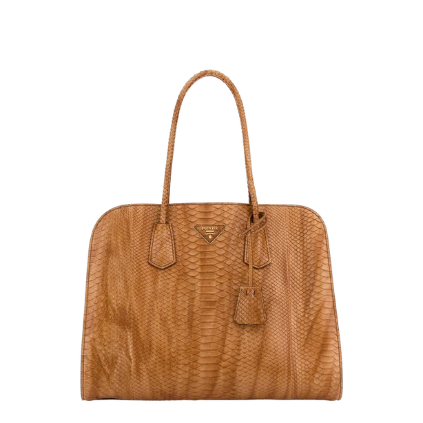 Shopping Bag Leather Shopping Bag - Naturale