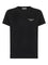 Black Cotton T-Shirt with Logo