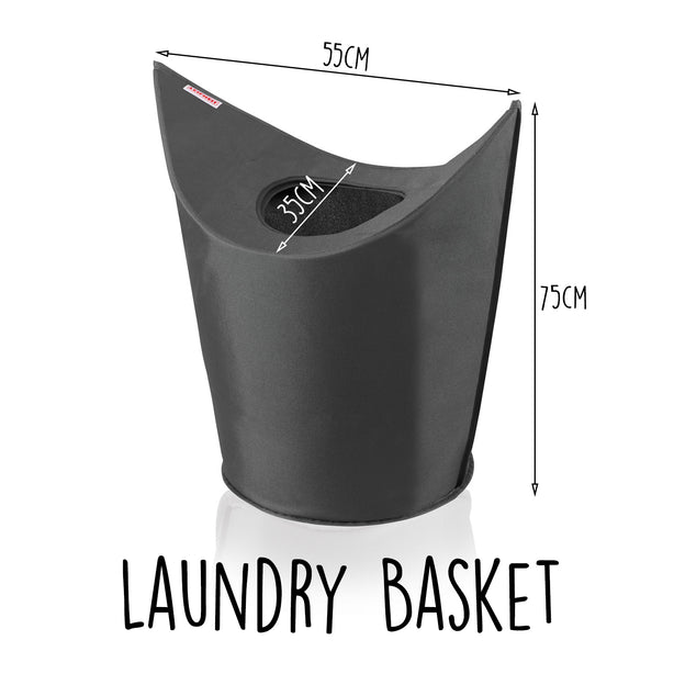 L80021 Leifheit Laundry Basket Black