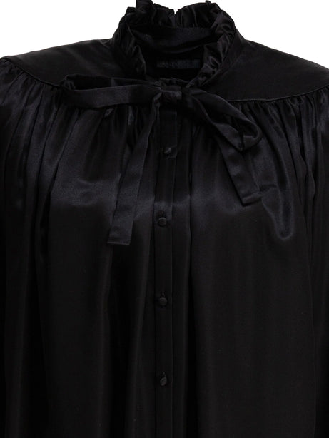 Balenciaga Lace-up blouse - Black