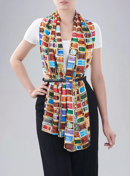 [Rare Bird Collection] French Tile Scarf