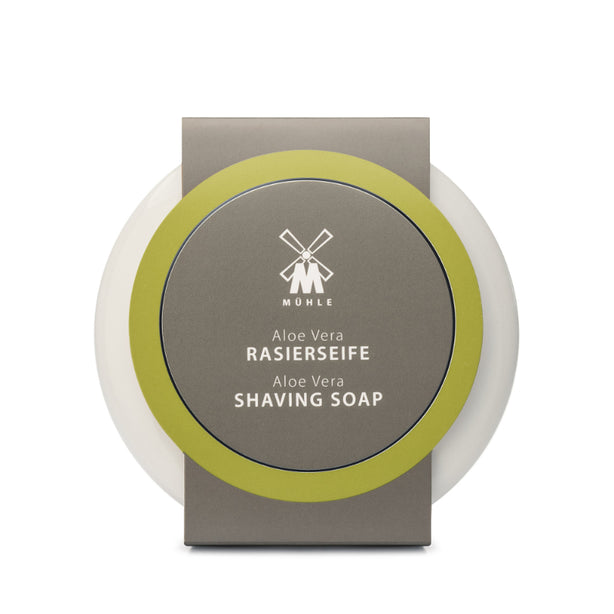 MUHLE Aloe Vera Shaving Soap in Porcelain Bowl