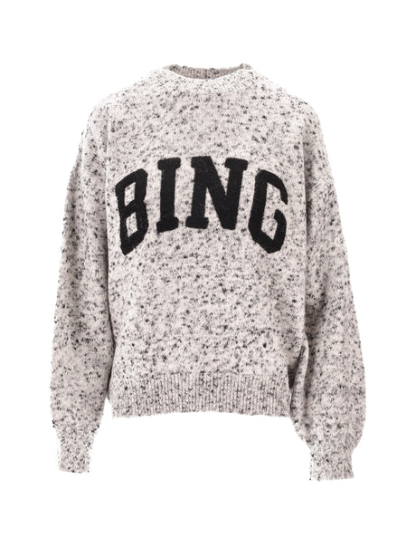 Sydney Crew Sweater Bing Marled White