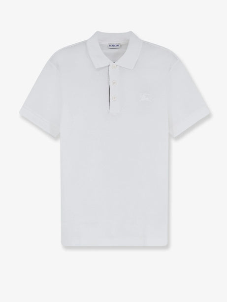 Burberry Organic cotton polo shirt - White