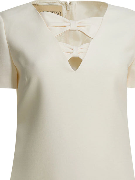 Valentino Wool blend short dress - White