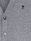 Ami Paris Wool cardigan with iconic embroidery - Griscendrechine/Noir