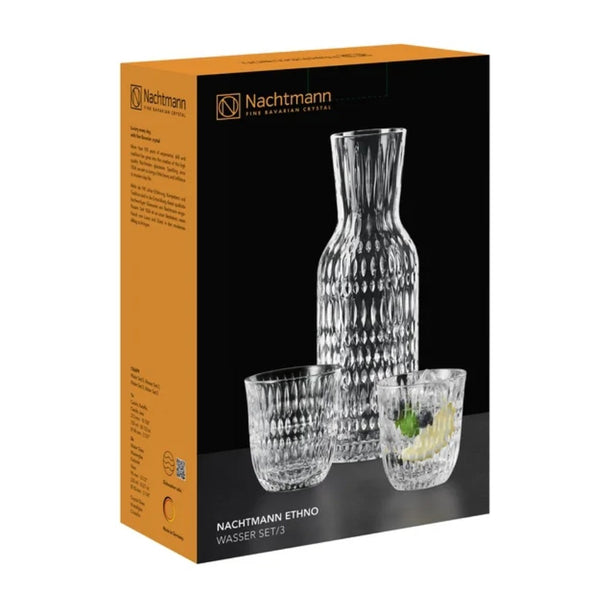 Nachtmann Ethno 3 Piece Set Lead Free Crystal