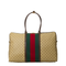 Gucci Ophidia Medium Canvas Duffle Bag - Sand and Brown