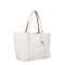 Hogan Script Medium Calf Leather Shopping Bag - Ivory