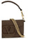 Valentino Garavani Mini Locò Shoulder Bag in calfskin - Wood Brown