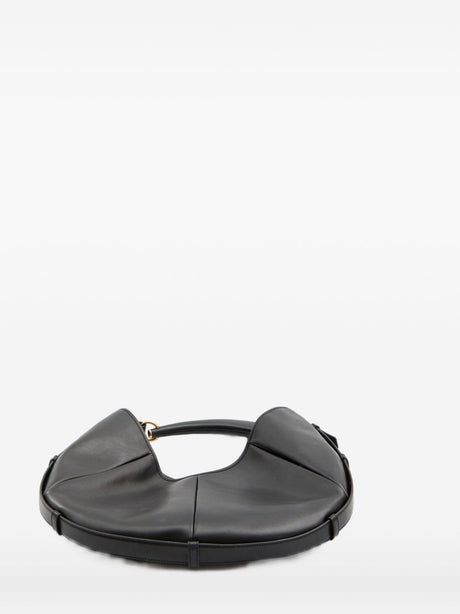 Saint Laurent Mombasa Medium Padded Calfskin Hobo Bag - Black