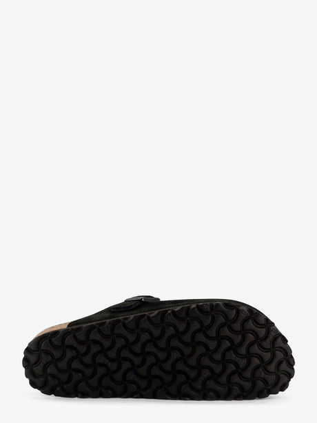 Birkenstock Boston VL/Shearling suede mule - Black