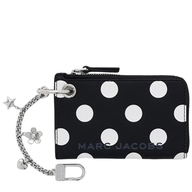 Marc Jacobs The Dots Leather Coin Purse Bag Charm - Black Multi 2F5SCP012S01