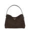 Suede Shoulder Bags - Brown