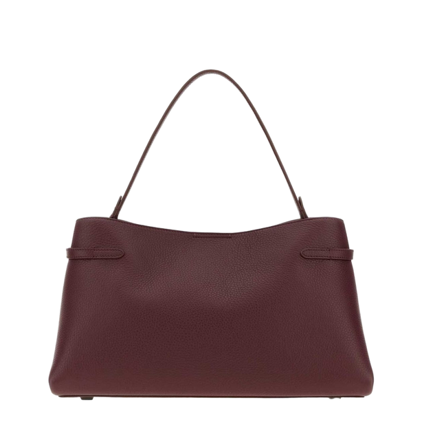 Calf Leather Handbag - Purple