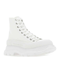 White Canvas Sack Sneakers