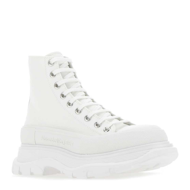 White Canvas Sack Sneakers