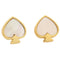 Kate Spade Spade Studs Earrings in Cream Multi o0ru2880