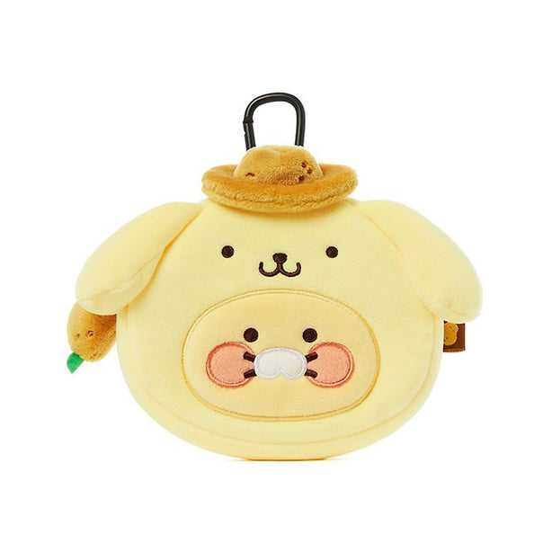[POMPOMPURIN X KAKAO FRIENDS] Kakao Friends Pompompurin Face Pouch - Choonsik (International Shipping)