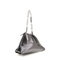 La Scala Calf Leather Clutch - Dark Grey