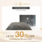 Intero Charcoal Sensation Memory Foam Pillow Cooling Ergonomic Neck Support