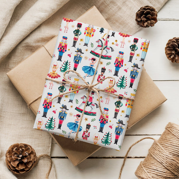 The Jolly Nutcracker And Friends - Wrapping Paper