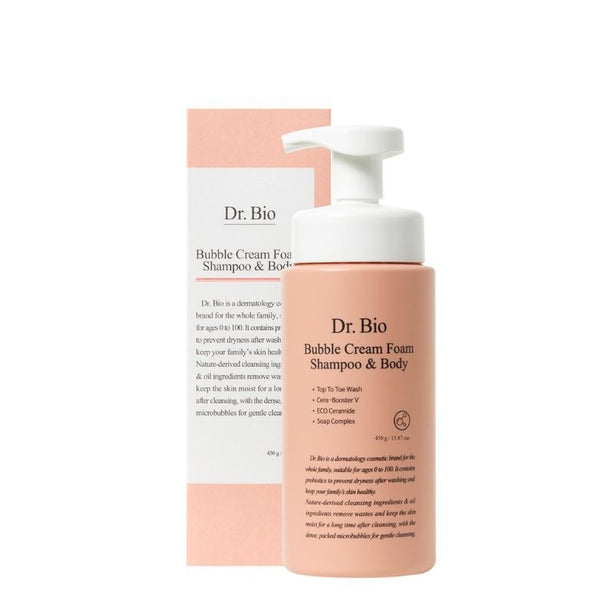 Dr. Bio Bubble Cream Foam Shampoo and Body 450g