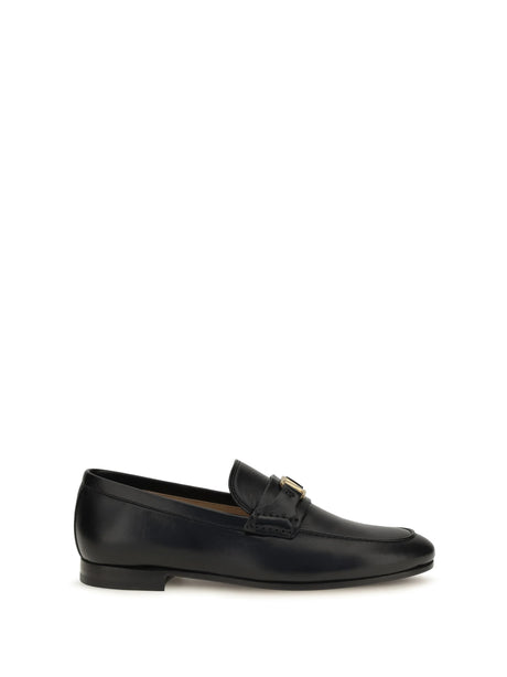 Valentino Garavani VLogo Signature nappa Loafers - Black