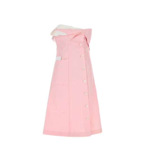Miu Miu Pink Poplin Dress