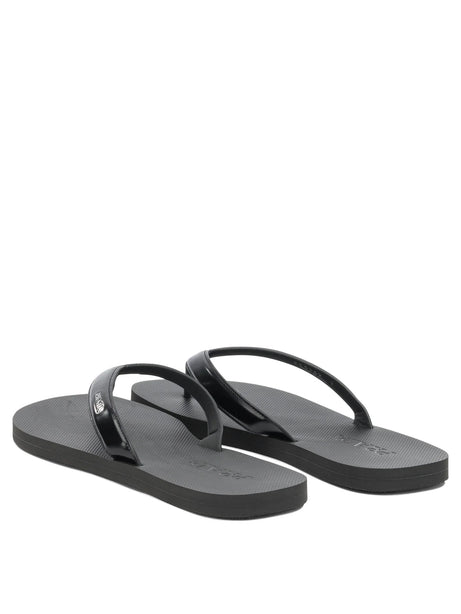 Prada Low leather sandals - Black