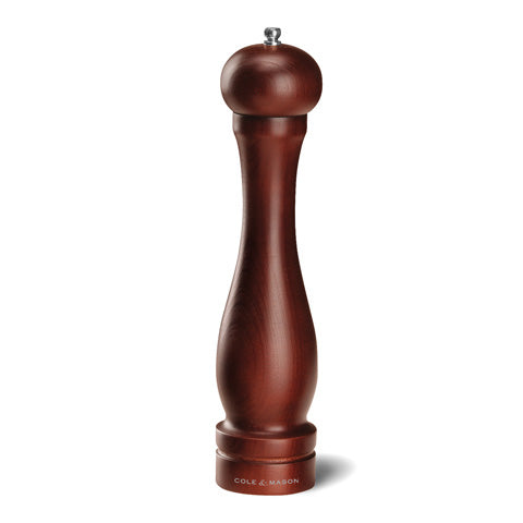 Cole & Mason  Wdn Pepper Mill W/Carbon Steel Mechanism Forest Capstan