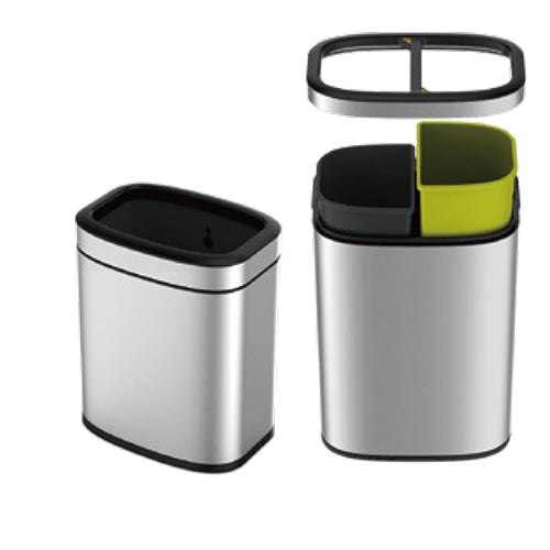 Eko Rectangle Open Top Recylcing Bin