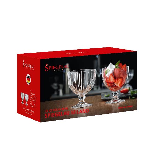 Spiegelau Ice Cream Bowl 384Ml, Set Of 2, Milano