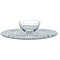 Nachtmann Lead Free Crystal Cake Plate/Chip And Dip