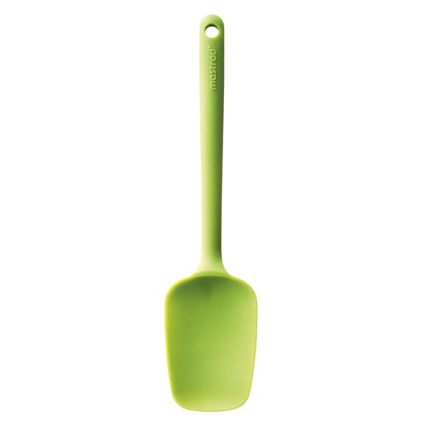 Mastrad Silicone One-Piece Spatula Spoon, Green