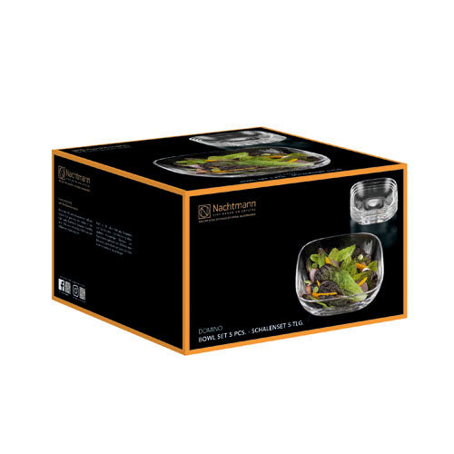 Nachtmann Lead Free Crystal Glass Bowl Set