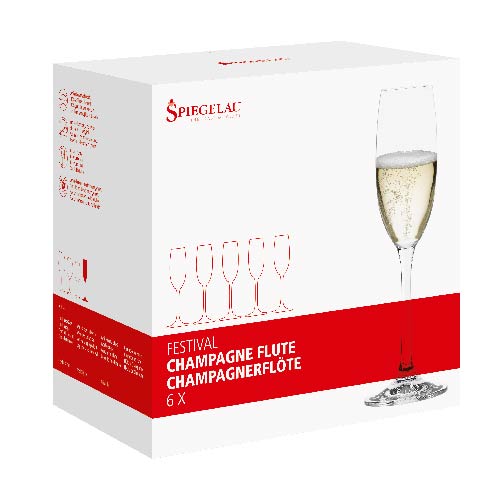 Spiegelau Champagne Flute 170Ml Set Of 6 Festival