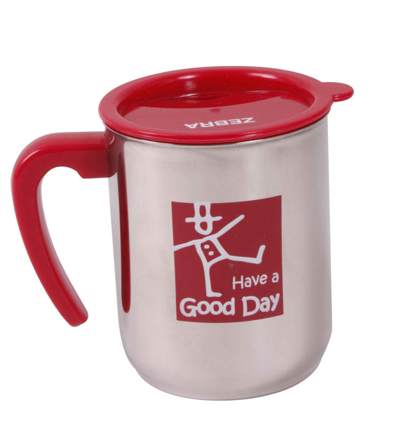 Zebra Double Wall Mug 8Cm Extra (Have A Good Day)