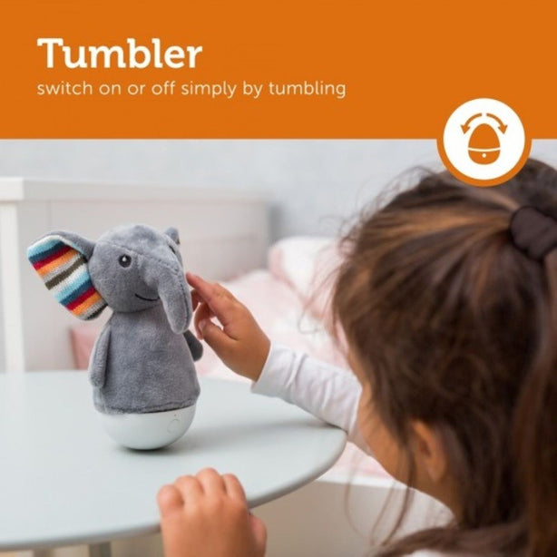 Zazu Elli the Elephant, Tumbler Nightlight with Auto Shut-Off