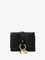 Chloe' Mini Alphabet Trifold Leather Wallet - Black