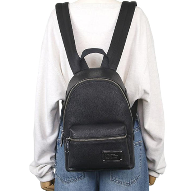 Marc Jacobs Workwear Leather Small Backpack Bag - Black 4P4HBP005H01