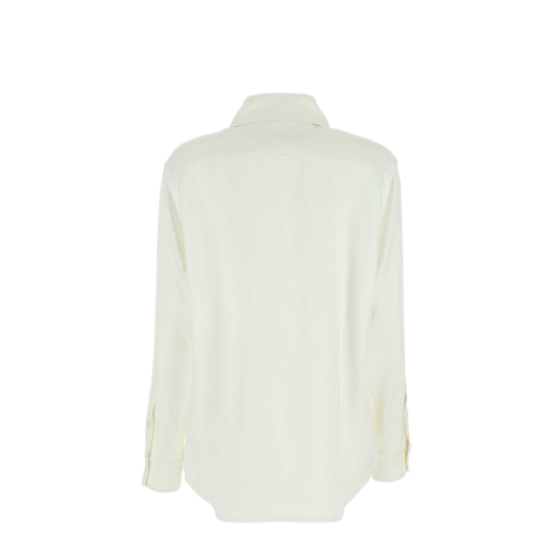 Ivory Satin Shirt