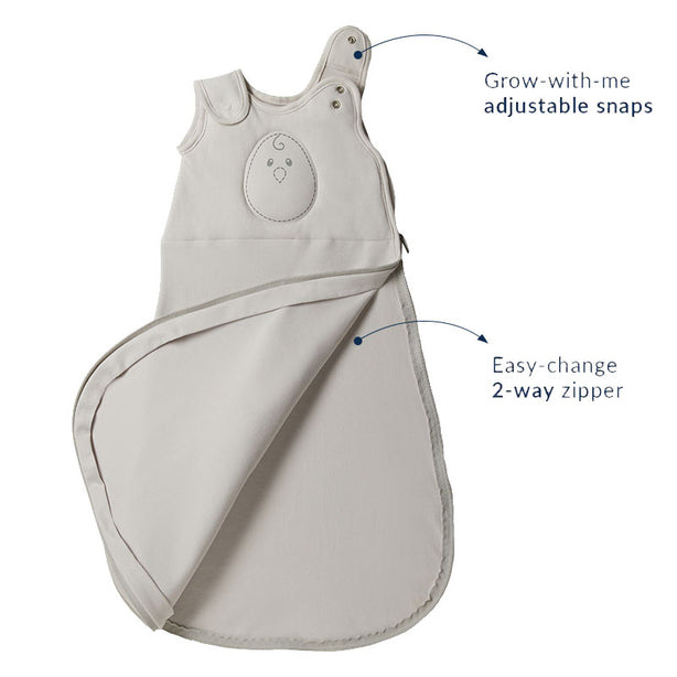 Nested Bean Zen Sack Classic Baby Swaddle Blanket - Grey Mist