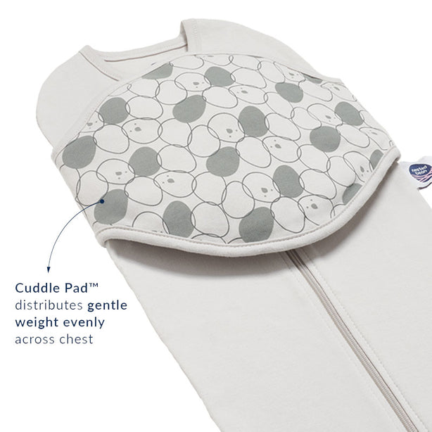 Nested Bean Zen Neo Classic Newborn Swaddle - Grey Mist (One Size)