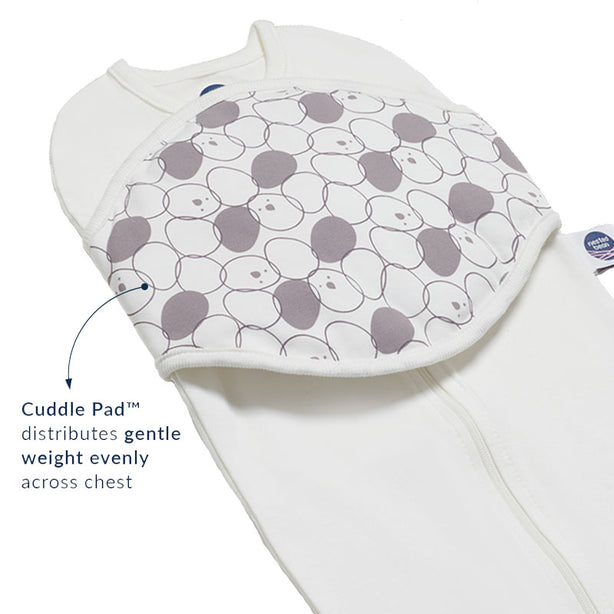 Nested Bean Zen Neo Classic Newborn Swaddle - Off White (One Size)