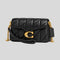 COACH Tabby Chain Crossbody Bag 19 With Quilting Black RS-CBH23